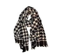 IWENZHKPA Écharpe Chale Écharpe Chaude Hivernale for Femmes Plaid Houndstooth Imitation Écharpes De Cachemire Longue Couverture Femmes Enveloppe Les Châles Et Les Écharpes Etole Femme(B)