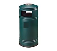 IWENZHKPA Poubelle Exterieur Poubelle À Double Couche avec Conception De Baril Intérieur Panneau Encastrée Extérieure/intérieure Ordures(Grün)