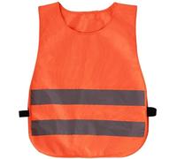 IWENZHKPA Réfléchissant Viete de sécurité la Circulation réfléchie Marche Plus appropriée for Sortir du Gilet Gilet(Oranje,S)