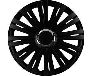 IWH 076009 d'enjoliveurs Monaco, 14 Noir/chromé