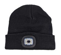 IWH Bonnet avec lampe LED, noir