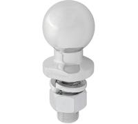 IWH Boule dattelage Charge dappui admissible=2 kg 50 mm Silver Steel50
