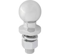 IWH Boule dattelage Charge dappui admissible=2000 kg 50 mm Silver Steel50