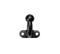 IWH Boule d'attelage de remorque - Diamètre : 50 mm - Angle Droit - Noire - 2 Trous