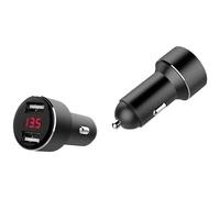 IWH Chargeur USB Dual avec indicateur de tension Charge de courant max=4800 mA