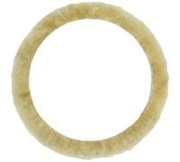 IWH Couvre-volant (L x l x H) 350 x 350 x 40 mm laine de mouton véritable beige