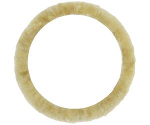 IWH Couvre-volant (L x l x H) 350 x 350 x 40 mm laine de mouton véritable beige 35 - 41 cm