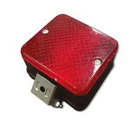 IWH Feu antibrouillard arrière avec extrémités de câble Ouvertes 12 V Rouge