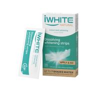 iWhite Bandes de blanchiment des dents dissoutes - Jusqu'à 7 nuances plus blanches - Sans danger pour l'émail, 28 bandes sans peroxyde, 14 traitements