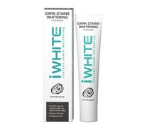 iWhite Dentifrice blanchissant pour taches brunes 75 ml - Élimine les taches brunes et blanchit les dents - Avec charbon actif et microperles pour des dents plus blanches et une élimination des taches