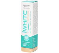 iWhite Natural Whitening Toothpaste 75ml - Teeth Whitening with 80% Natural Ingredients, PAP & Papain - Peroxide-Free, Safe for Enamel, With Strawberry & Mint Extract - Vegan