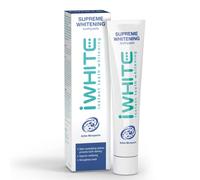 iWhite Supreme dentifrice blanchissant, 75 ml - Blanchiment actif des dents et élimination des taches dentaires - Aide à restaurer l'émail - Renforce et protège les dents et rafraîchit l’haleine