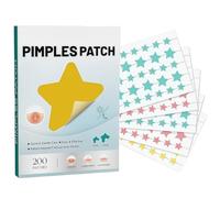 IWIDYA Pimple Patch 200 unités 4 Couleurs Parch Anti Bouton,Pa tch Bouton Invisible Naturel Hydrocolloïde Acné Pa tch utilisation de jour et de nuit (200 unité (Lot de 2))