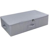 iwill CREATE PRO Boîte de Rangement de vêtement saisonnier pour sous lit, Gris Clair