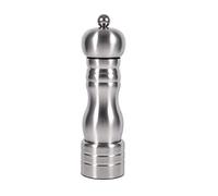 Iwinna Salt and Pepper Grinder, Pepper Mill Salt Shaker with Adjustable Ceramic Rotor, Stainless Steel, 8.7inch