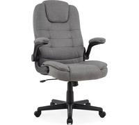 IWMH chaise de bureau, chaise de direction ergonomique, chaise pivotante avec accoudoirs pliables