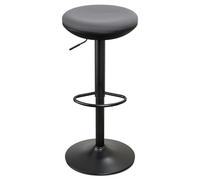 IWMH Tabouret Assis-Debout Ergonomique, Hauteur réglable, Siège de Bureau Rond Pivotant à 360° sans Dossier pour Cuisine, Salon (Gris)