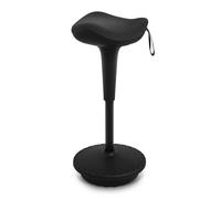 IWMH Tabourets de Bureau Debout, Chaise de Bureau Ergonomique, Tabouret Assis Pivotant Réglable en Hauteu - Noir
