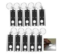 iwobi 10 Pièces Porte-clés Lumineux Enfant, Mini Lampes de Poches Camping Lampe Porte Clef Torche Portable