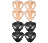 iwobi 4 Paires Coussinets Soutien-Gorge Silicone Invisible, Insert Soutien Gorge Push Up pour Bikini Tout Cup
