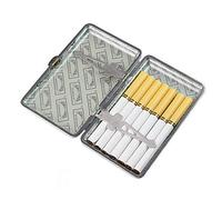 iwobi Boîte à Cigarette, Étui à Cigarettes en Cuir Porte-Cigarettes Homme avec Surface PU pour Hommes