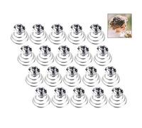 iwobi Épingle à Cheveux en Spirale, 20 Pièces Cheveux en Cristal Bobines à Cheveux en Strass Accessoires pour Clips de Mariage