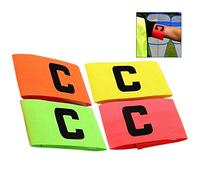 iwobi Lot de 4 Brassard de Capitaine, pour Multiples Sports Y Compris de Football et de Rugby