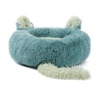 IWOMA Lit créatif pour animal domestique avec oreilles et queue pour chiens et chats en peluche douce et confortable, plusieurs tailles et couleurs