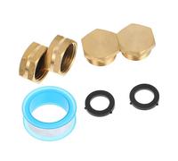 IWOWHERO 1 Ensemble Mâle en Laiton Tuyau Bouchon Extérieur Tuyau D'arrosage 3/4 Mâle Fileté Embout Bouchon Jardin Irrigation Tuyau Raccords Eau Tube Bouchon Jardin Tuyau Connecteur