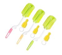 IWOWHERO 1 Jeu brosse de nettoyage pour biberon Accessoires de nettoyage bébé nourrisson goupillon sucette à vaisselle attitude nettoyeur éponge brosse pour biberon brosse sucette