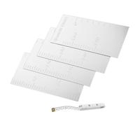 IWOWHERO 1 Lot D'autocollants Muraux En Acrylique Pour Miroir, Mesure De La Hauteur, Autocollant Mural, Règle De Hauteur