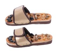 IWOWHERO 1 Paire De De Massage À Galets, Sandales De Stimulation Des Pieds, D'acupuncture Réutilisables, Masseur De Pieds, De Pieds Ménagers Pour