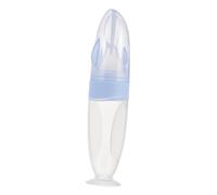 IWOWHERO 1 Pc bouteille de céréales de riz biberons de distribution d'aliments pour bébés sucette aux fruits alimentation bebe cuillère pour bébé mangeoire à céréales de riz Gel de silice