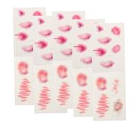 IWOWHERO 10 Feuilles Autocollants Tatouage Plaie Sanglante Réaliste Temporaires Cicatrices pour Halloween Stickers Faux et Blessures pour Déguisée Adultes et Garçon Fille