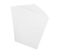 IWOWHERO 10 Feuilles de Pochoirs Réutilisables 22X14 CM en PVC Transparent pour Dessin 3D Planches de Traçage pour Loisirs Créatifs Livret d'Exercices Accessoires de Peinture Polyvalents