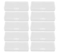 IWOWHERO 10 pièces Boîte de Rangement Lames de Rasoir Portable Conteneur Sécurisé pour Collecte et Recyclage Compact et Léger pour Usage Quotidien