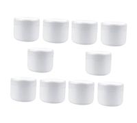 IWOWHERO 10 pièces Boîtes à Crème Rechargeables Pots Cosmétiques Étanches à Spirale Contenants Échantillons pour Soins Peau et Maquillage Voyage