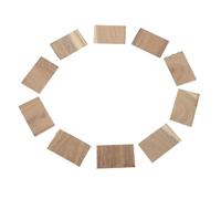 IWOWHERO 10 Pièces Coin de Fendage en Bois Khaki, Forme Triangulaire