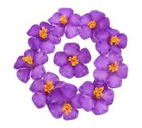 IWOWHERO 10 Pièces Fleur Artificielle D’Hibiscus Pourpre EVA