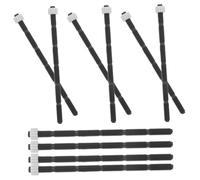 IWOWHERO 10 Pièces Kit de Tiges Bouton Poussoir Universelles pour Réservoir Toilette Tige Plastique pour Mécanisme de Chasse Deau Accessoires pour Remplacement Rapide et Facile