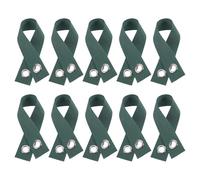 IWOWHERO 10 Pièces Lot de Sangles de Fixation Arbre Vertes Nylon Attaches Réutilisables pour Tuteurage Soutien et Protection Le Vent pour Jardinage Pépinière et Aménagement Paysager