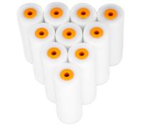 IWOWHERO 10 pièces Lot Mousse pour Peinture Murale Manchons de Rechange Souples Outils Pratiques pour Enduire Murs et Surfaces Lisses