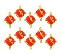 IWOWHERO 10 Pièces Mini Lantern Pendants DIY Kit Chinese Lucky Hanging Ornaments For Year Of The Horse Festive Spring Festival Craft Decorations For Family And Teens