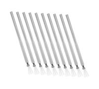 IWOWHERO 10 pièces Nail Art Wire Drawing Pen Set With Bendable Stainless Steel Multihead Pins For Precise Stripe Lines And Detailed Manicure Designs