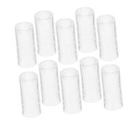 IWOWHERO 10 pièces Ouvre-ampoule Transparent Coupe-verre Antidérapant Outil pour Infirmières et Médecins Protection Ampoule Ouvre-bouteille Sécurisé pour Seniors