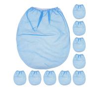 IWOWHERO 10 Pièces Paint Strainer Bags Fine Mesh Filter Paint Bucket Strainer With Elastic Top Opening For Smooth Coatings And Plant Protection