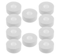 IWOWHERO 10 pièces Self-adhesive Sweat-absorbing Shirt Collar Inserts Flexible Invisible Protection Patch For Clothing And Hat Brims Comfortable And Adjustable Sweat Pads For Travel