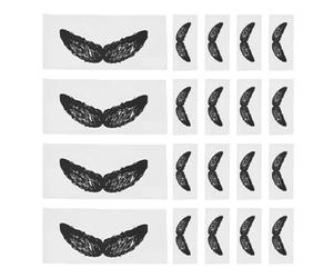 IWOWHERO 100 Autocollants Protège-Moustaches en Polypropylène Petit Format pour Épilation des Poils du Nez et Moustache Accessoires de Soin Personnel Kit 100 Pièces pour Usage Quotidien