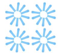 IWOWHERO 100 Embouts en Silicone Souple pour Extraction du Cérumen 100 Pièces Bleues Universelles Manchons de Remplacement Compatibles Cuillères Auriculaires Outil de Nettoyage des