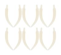 IWOWHERO 100 Pendentifs de Dent D'éléphant Blanc en Plastique Léger pour Bijoux, 100 Pièces, Design Réaliste et Entretien Facile, pour Expositions Artistiques